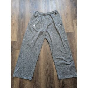 Adidas Sweatpants Mens Large Florida Atlantic NCAA‎ Climawarm Gray Fleece pants